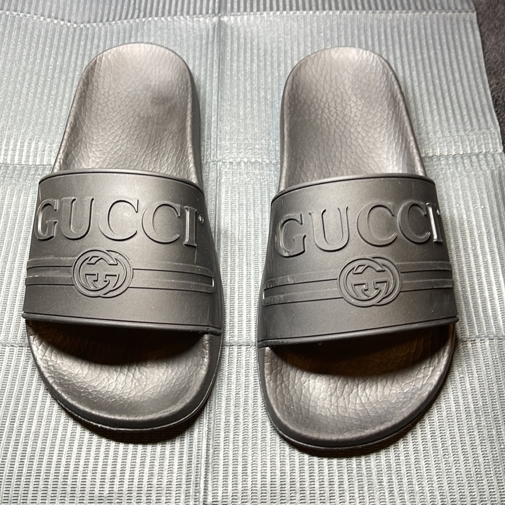Authentic Gucci pool slides